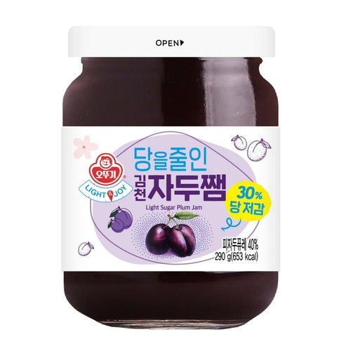 오뚜기 라이트 슈가 자두잼 (290G)