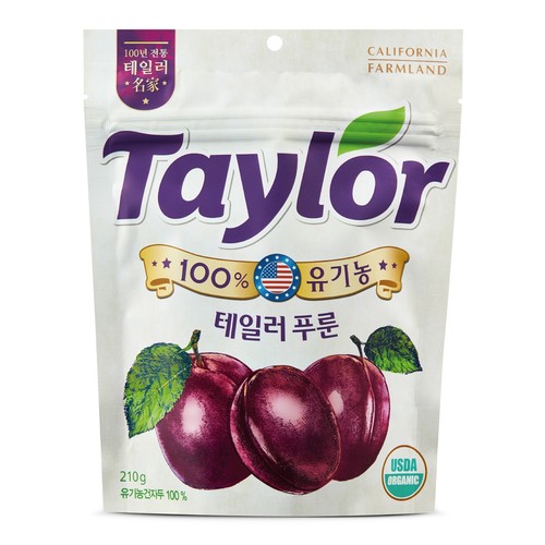 테일러 유기농 푸룬 (210G)