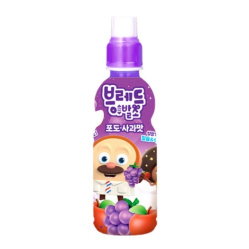 브레드이발소 포도&사과 (235ML)