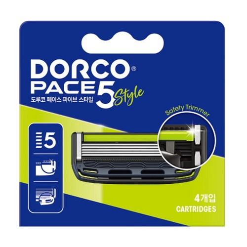 도루코 PACE5 면도날 (4입)