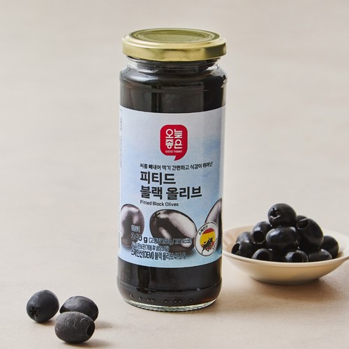 오늘좋은 오늘좋은 피티드 블랙 올리브 (340G)
