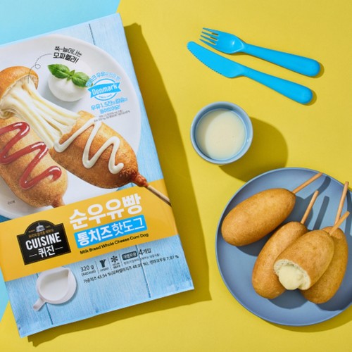 동원 퀴진 순우유 통치즈핫도그 (320G)