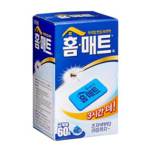 홈매트 3시간더 (60매)