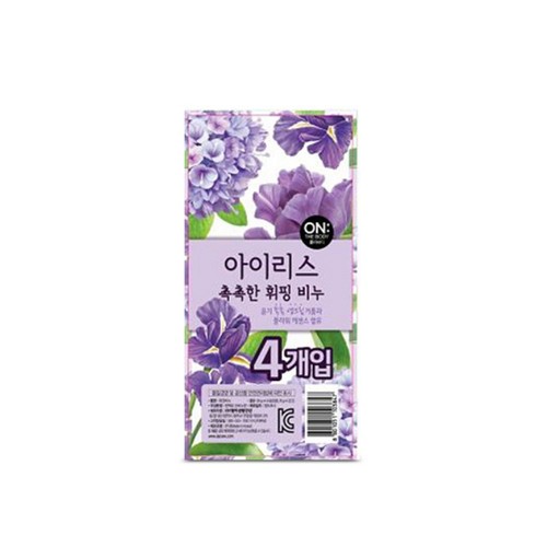 온더바디 촉촉비누 (아이리스) (90G*4입)