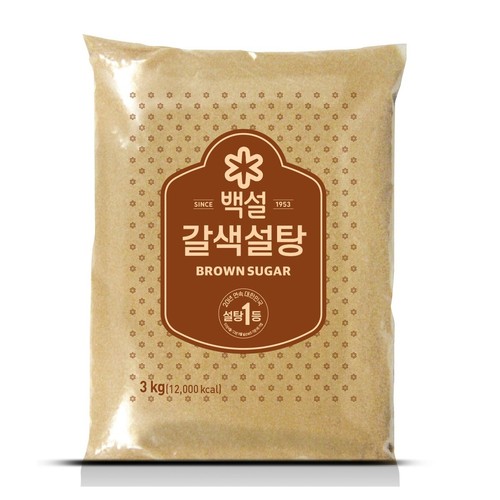 백설 갈색설탕 (3KG)