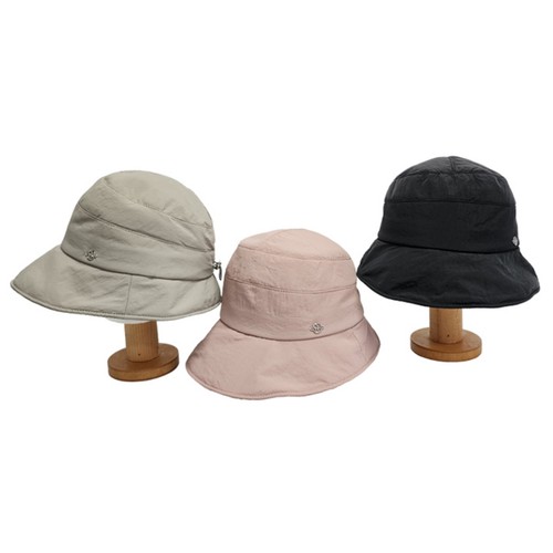 BEIGE 크로커다일 패턴 경량 버킷햇