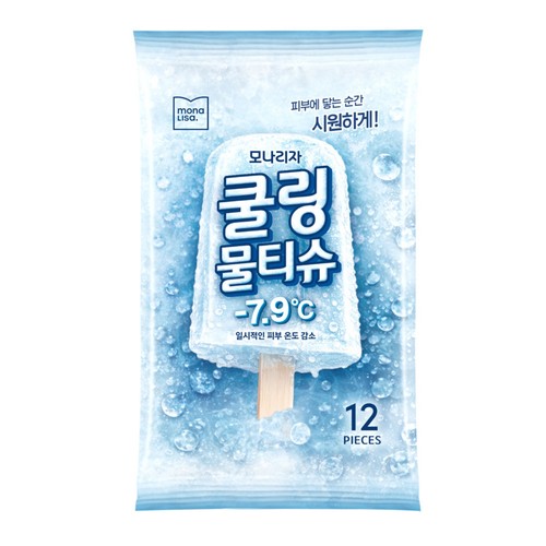 모나리자 쿨링물티슈 (12매)