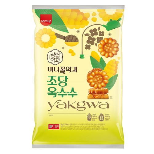 삼립 미니꿀약과 초당옥수수 (500G)