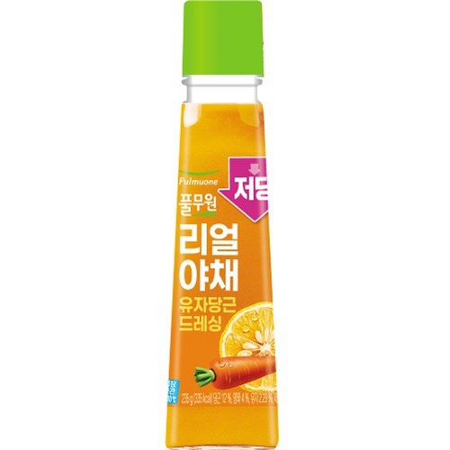 풀무원 리얼야채 유자당근 드레싱 (235G)
