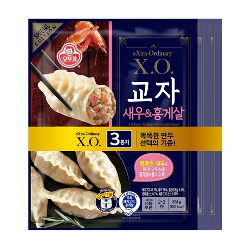 오뚜기 XO교자새우&홍게살 (324G*3개)