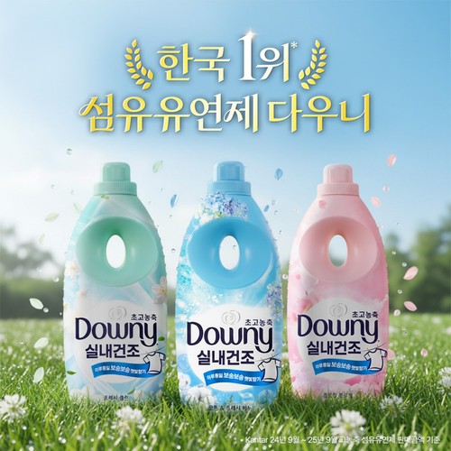다우니 유연제 실내건조 프레시클린 (리필) (2.6L)