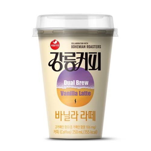 서울우유 강릉커피 바닐라라떼 (250ML)