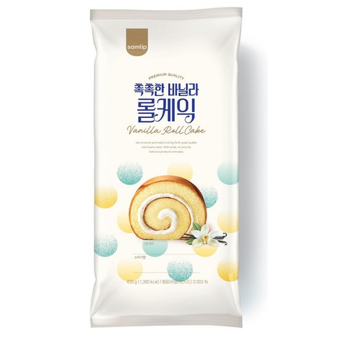 삼립 촉촉한 바닐라롤케익 (430G)