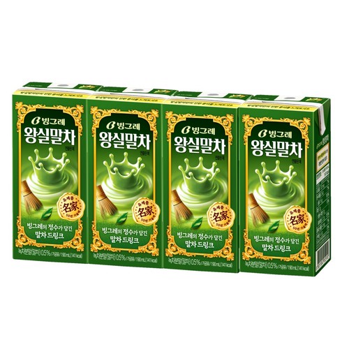 빙그레 왕실말차 (190ML*4)
