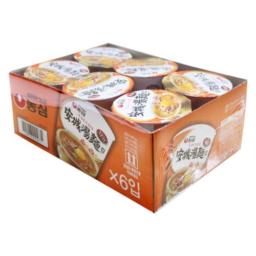 농심 안성탕면 소컵 (66g*6)