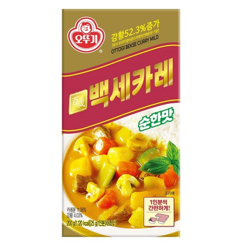 오뚜기 백세카레 고형 (순한맛) (200G)