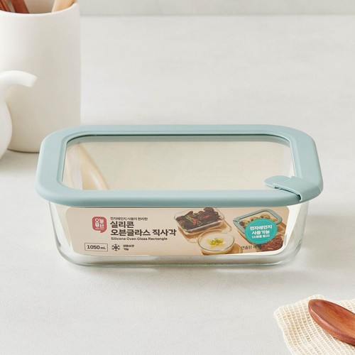 오늘좋은 실리콘 오븐글라스 직사각 (1,050ML)