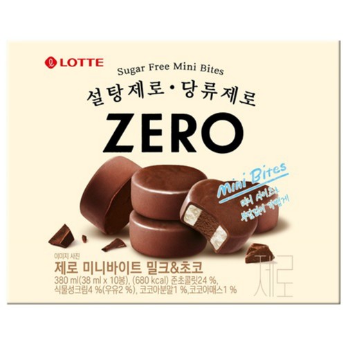 롯데 제로아이스 미니바이트 (380ML)