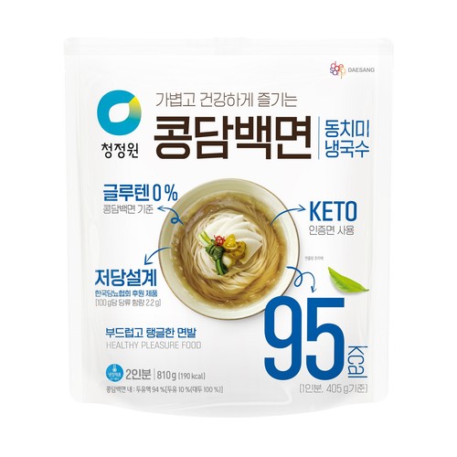청정원 콩담백면 동치미냉국수 (908G)
