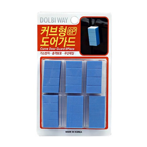 돌비웨이 커브형 도어가드 (6개)