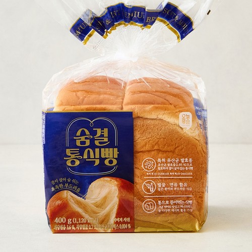 결이 살아 숨 쉬는 오늘좋은 숨결통식빵 (400G)