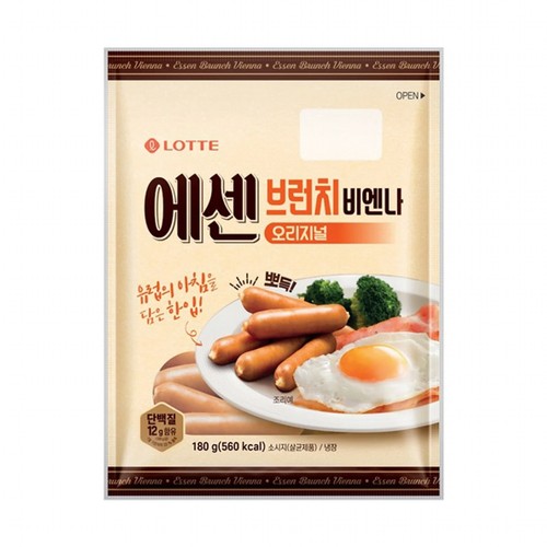 롯데 라퀴진 에센 브런치 비엔나 오리지널 (180G)
