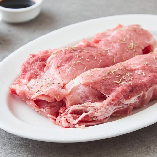 [불고기용] K-흑돼지 앞다리 (냉장) (500G)