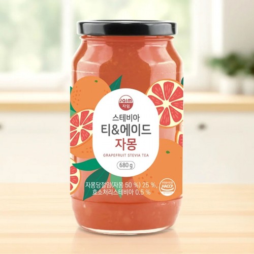 자임 스테비아 티&에이드 자몽 (680G)