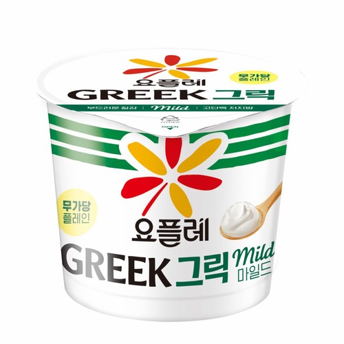 빙그레 요플레 그릭 마일드 무가당 플레인 (180G)