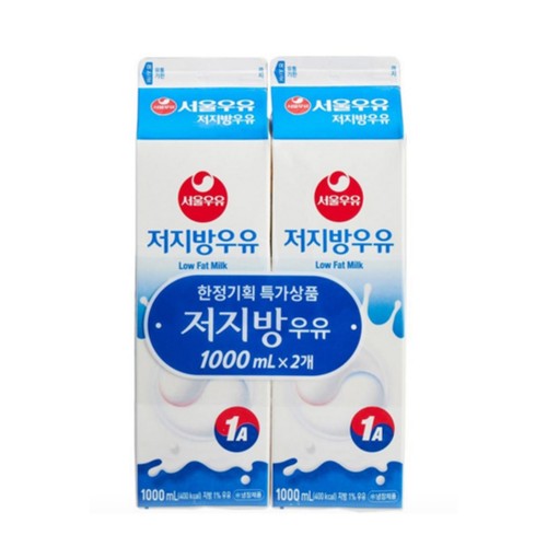 서울우유 저지방우유기획 (1,000ML*2)