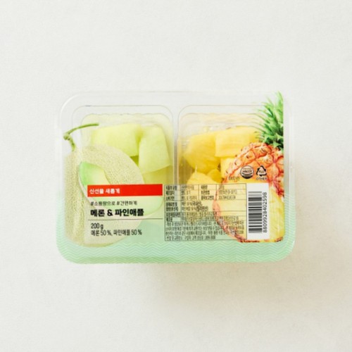 조각과일 메론파인애플 (200G/팩)
