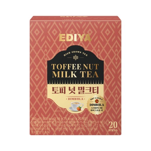  이디야 토피넛 밀크티 (18G*20입)