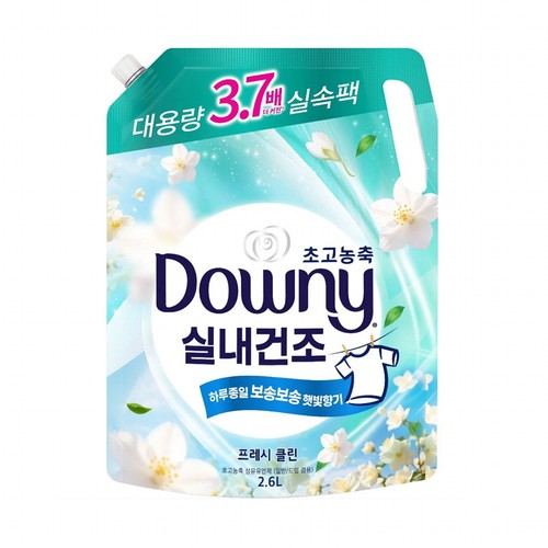 다우니 유연제 실내건조 프레시클린 (리필) (2.6L)