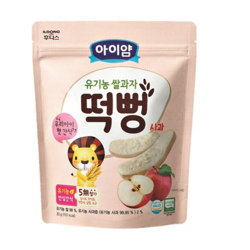  아이얌 떡뻥 사과 (30G)