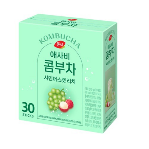 동서 애사비콤부차 샤인머스캣리치 (5G*30입)