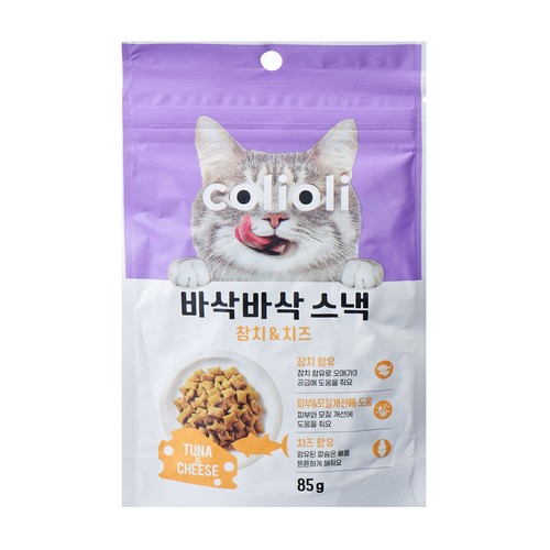콜리올리 바삭바삭 스낵 (참치&치즈) (85G)