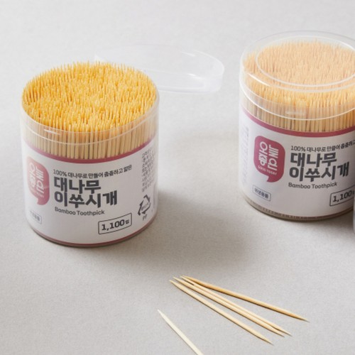 오늘좋은 대나무 이쑤시개 (1,100입)