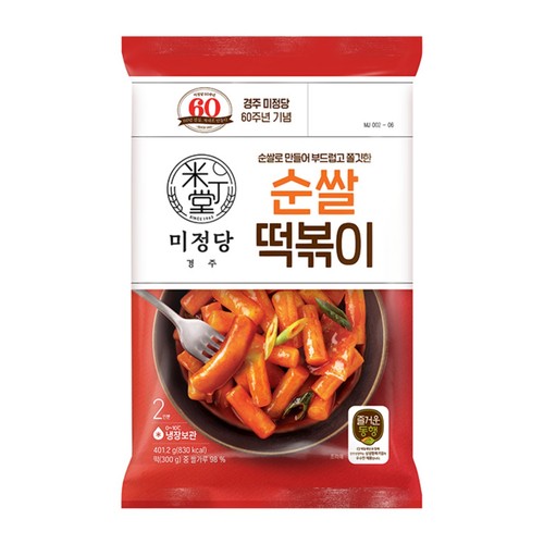 CJ 미정당 순쌀떡볶이 (401G)