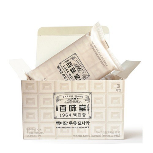 남양유업 백미당 우유 모나카 (420ML)