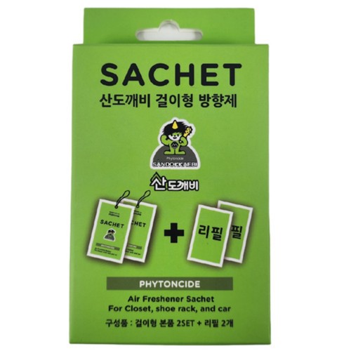  산도깨비 걸이형 방향제 (피톤치드)