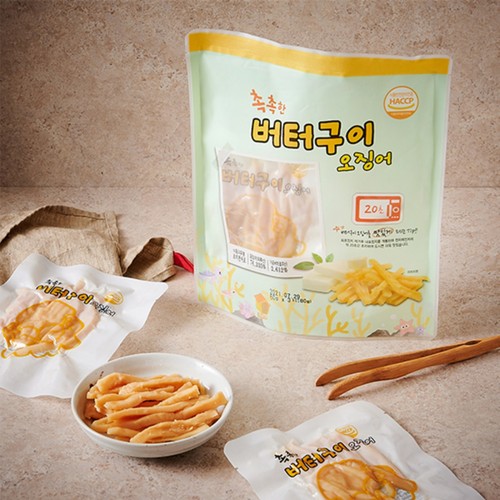 촉촉한 버터구이 오징어 (60G*3)
