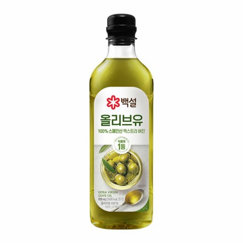 백설 압착올리브유 (900ML)