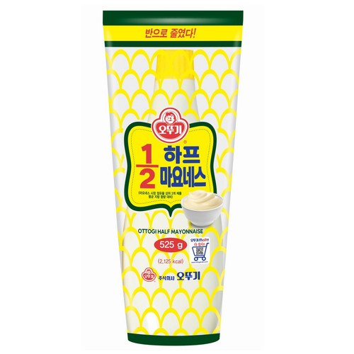 오뚜기 LIGHT&JOY 1/2 하프 마요네스 (525G)