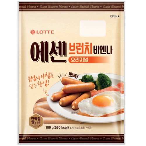 롯데 라퀴진 에센 브런치 비엔나 오리지널 (180G)