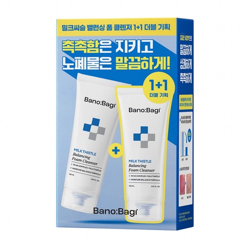 바노바기 밀크씨슬 밸런싱 폼클렌저 기획 (150G*2입)
