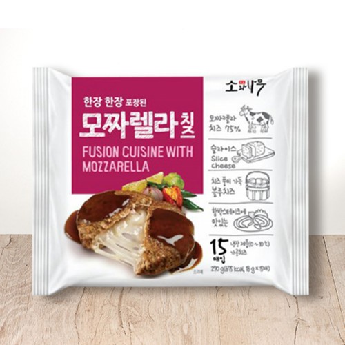 동원 소와나무 모짜렐리 치즈 슬라이스 (270G)
