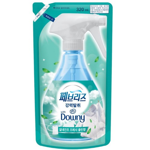 페브리즈 다우니 실내건조 리필 (프레시클린) (320ML)