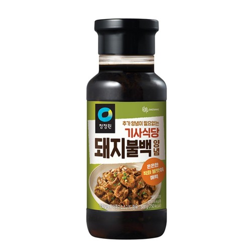  청정원 기사식당 돼지불백양념 (500G)