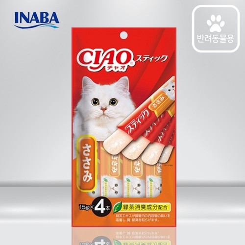 이나바 챠오스틱 (닭가슴살) (15G*4P)