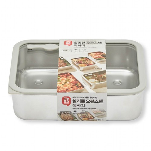 오늘좋은 실리콘 오븐스텐 직사각 (1200ML)